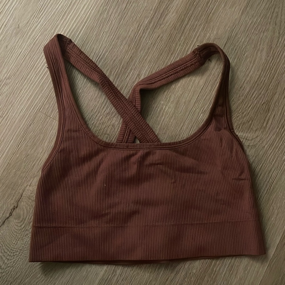 Dusty Rose sports bra